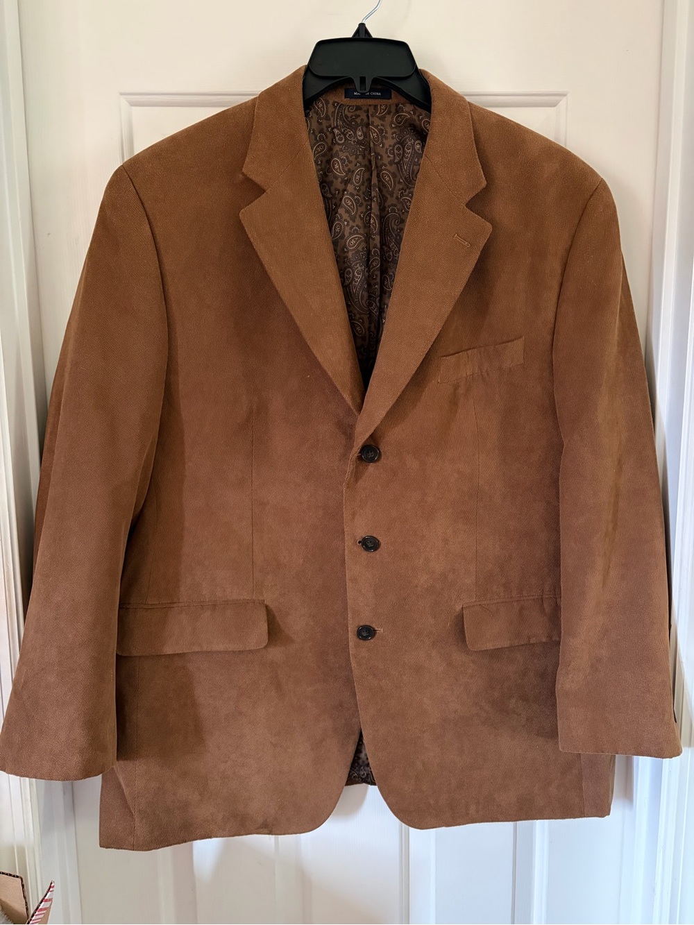 Ralph Ralph Lauren Dillards Brown Corduroy Sport Coat Blazer Jacket 44R